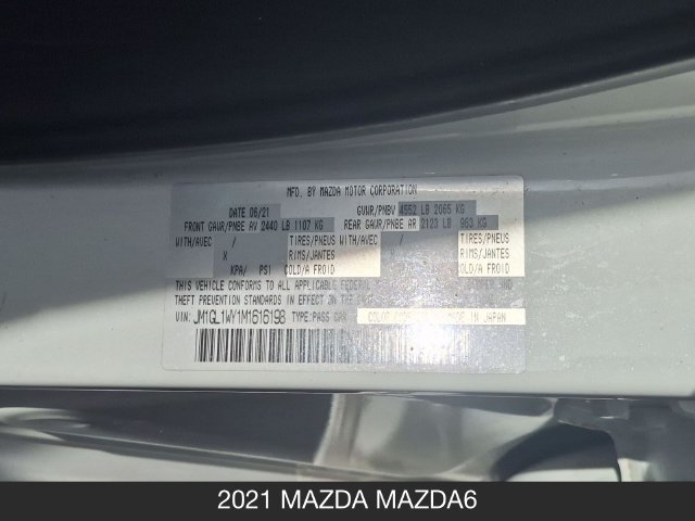 Used 2021 MAZDA MAZDA6 Grand Touring Reserve FWD image 26