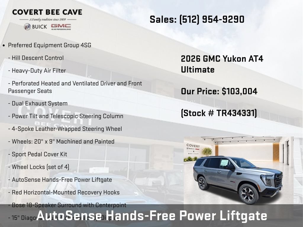 New 2026 GMC Yukon AT4 Ultimate AWD/4WD image 13