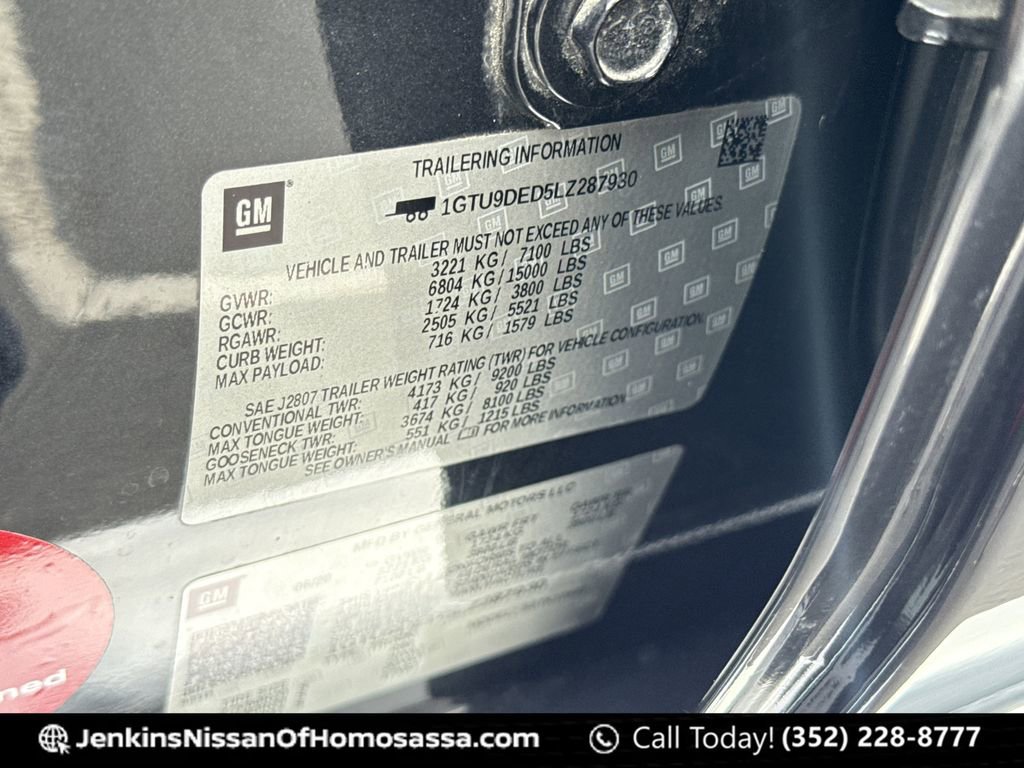 Used 2020 GMC Sierra 1500 SLT w/ SLT Premium Plus Package image 45