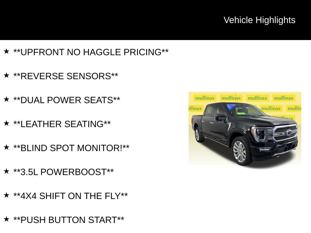 Certified 2022 Ford F150 Limited AWD/4WD image 12