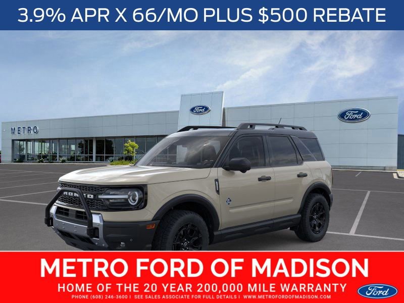 New 2025 Ford Bronco Sport Outer Banks w/ Sasquatch Outer Banks Package