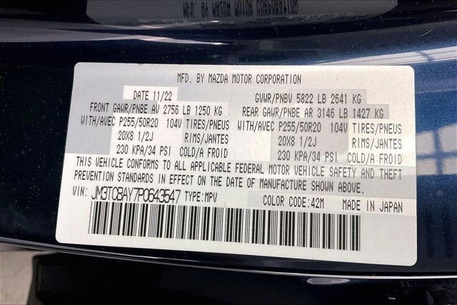 Used 2023 MAZDA CX-9 Touring Plus image 34