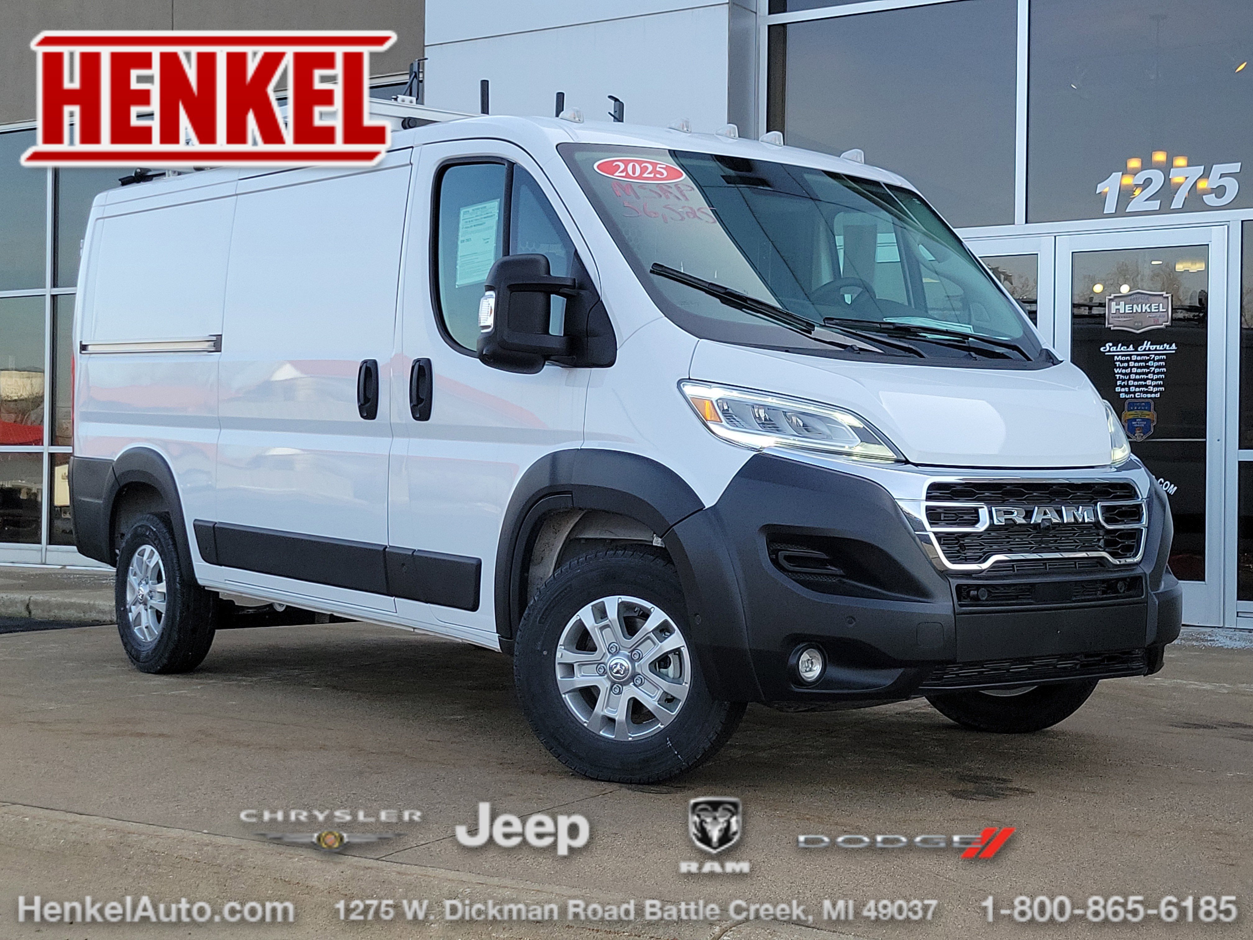 Used 2025 RAM ProMaster 2500 w/ Quick Order Package 22G SLT image 1