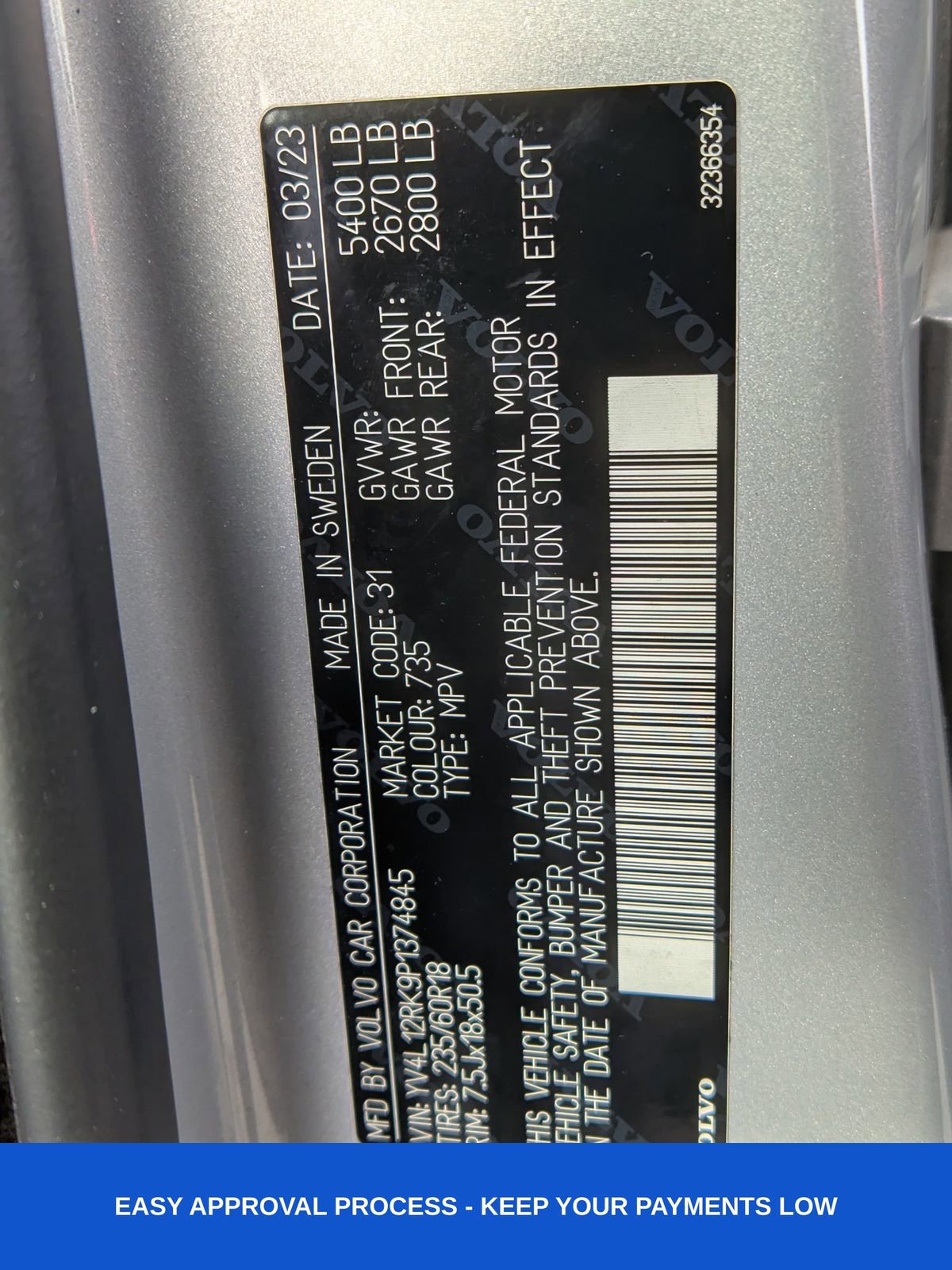 Used 2023 Volvo XC60 B5 Core image 21