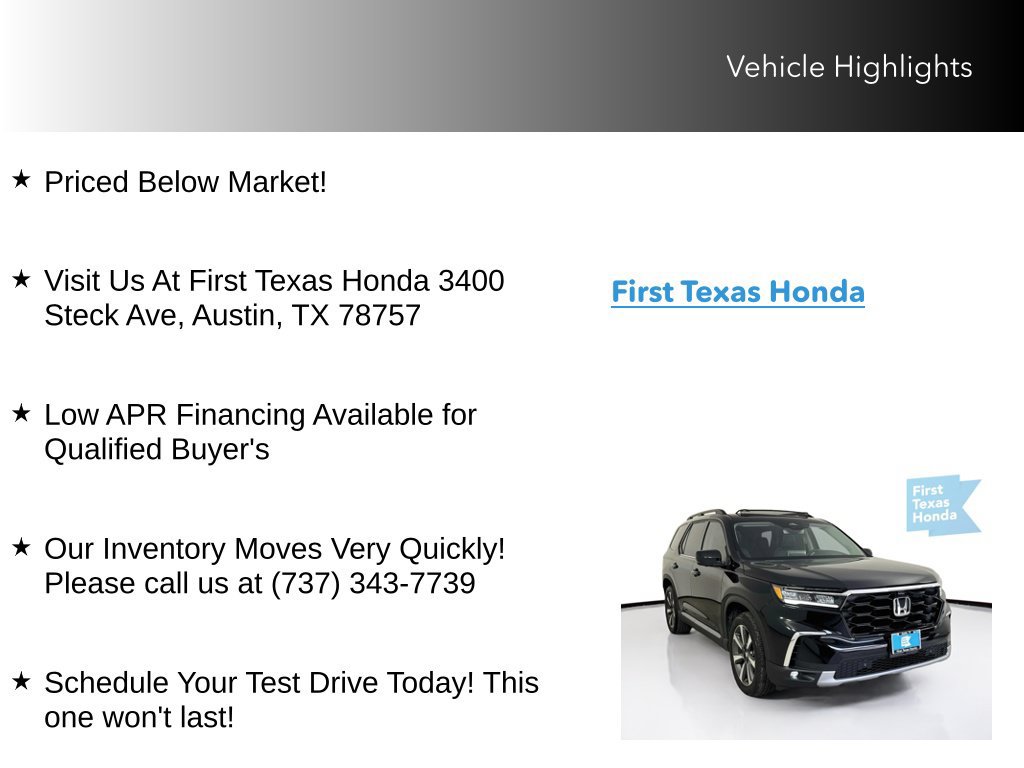 Certified 2025 Honda Pilot Elite image 10