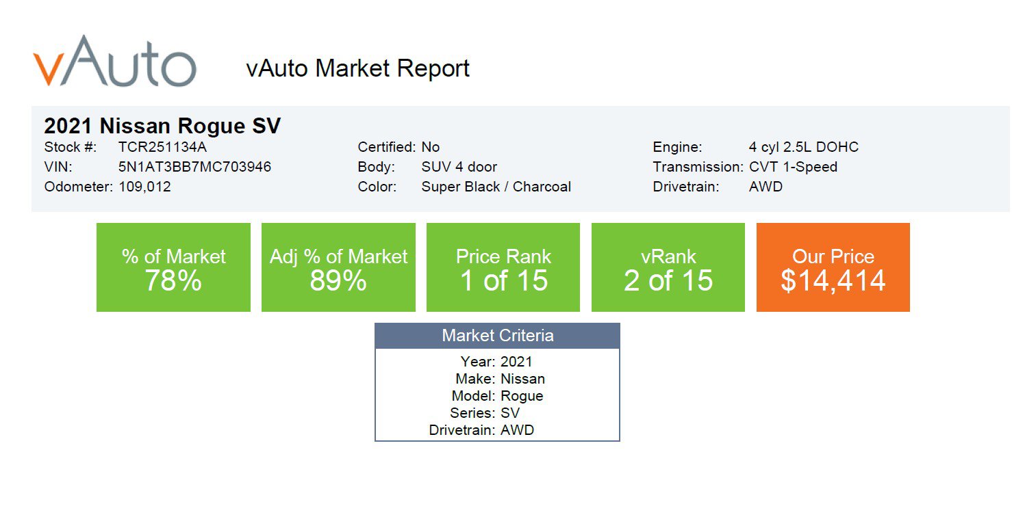 Used 2021 Nissan Rogue SV image 3