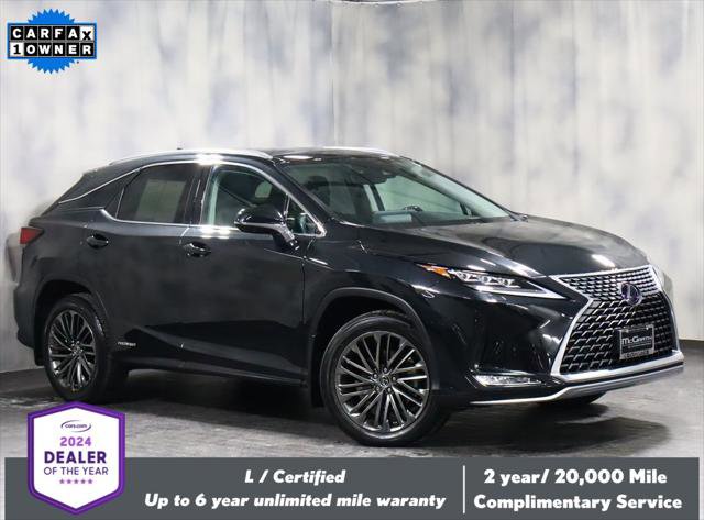 Certified 2022 Lexus RX 450h AWD w/ Luxury Package