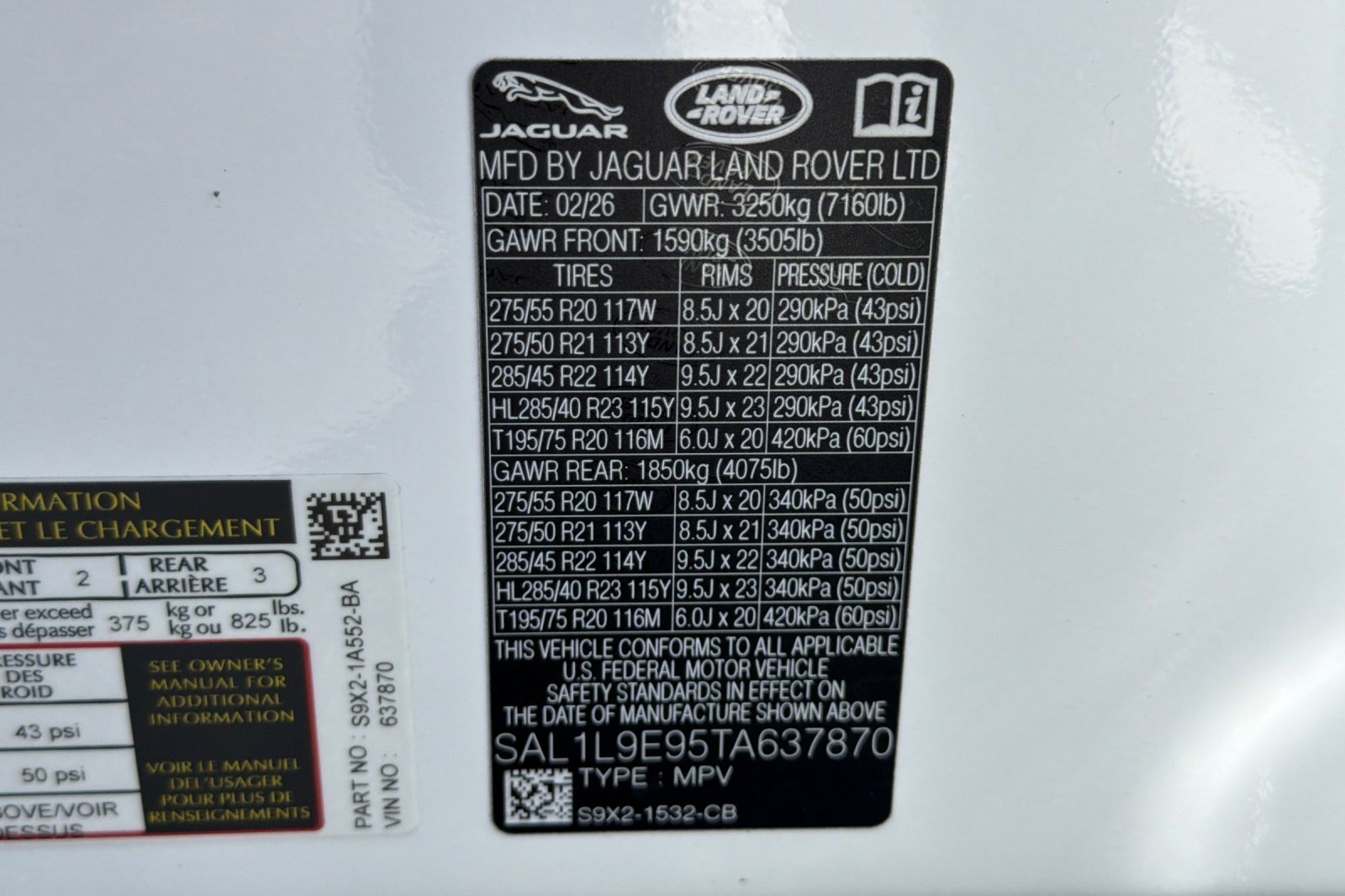 New 2026 Land Rover Range Rover Sport Dynamic SE AWD/4WD image 21