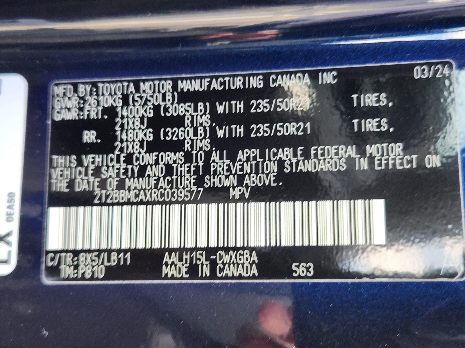 Certified 2024 Lexus RX 350 w/ Convenience Package AWD/4WD image 21