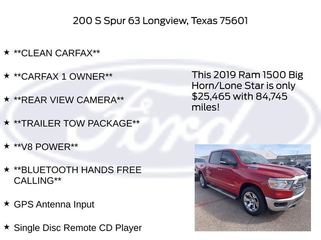 Used 2019 RAM 1500 Big Horn image 20