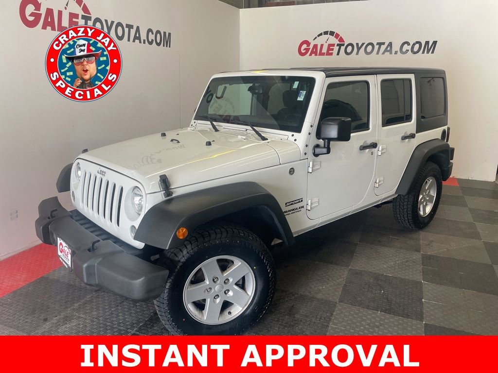 Used 2017 Jeep Wrangler Unlimited Sport w/ Quick Order Package 24S image 1