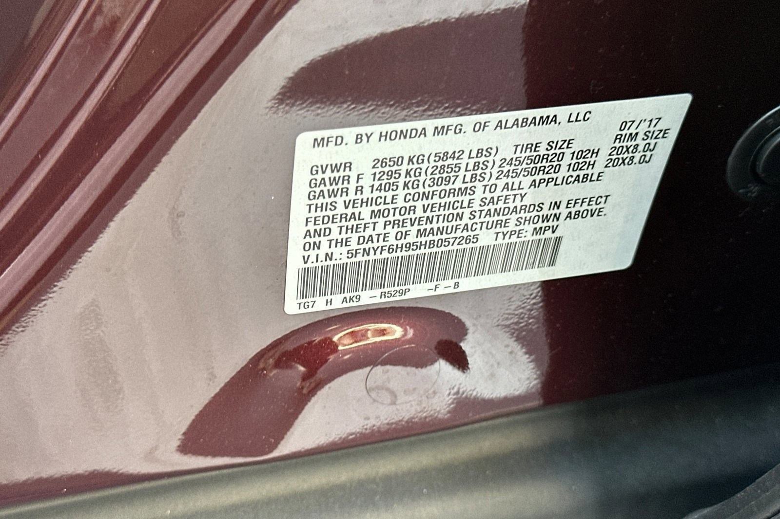 Used 2017 Honda Pilot Touring image 39