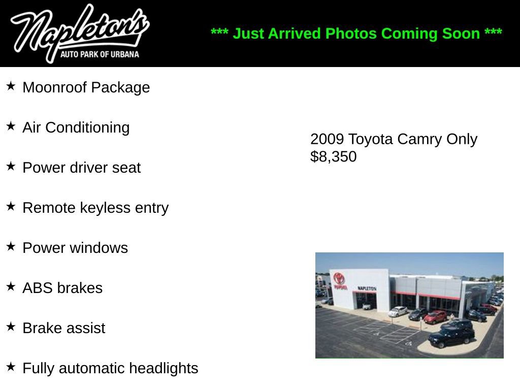 Used 2009 Toyota Camry SE