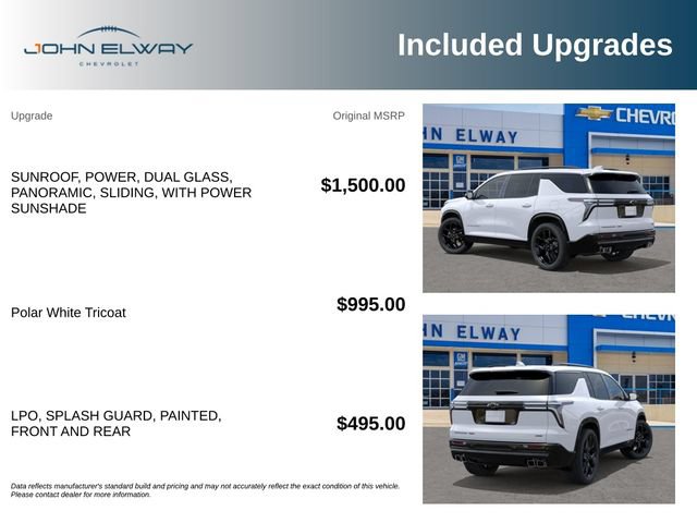 New 2026 Chevrolet Traverse RS AWD/4WD video 2