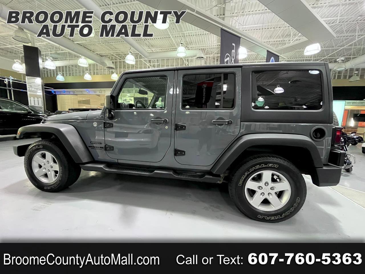 Used 2015 Jeep Wrangler Unlimited Sport w/ Quick Order Package 24S