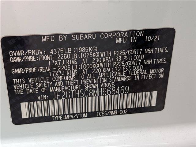 Used 2021 Subaru Crosstrek 2.5i Sport w/ Moonroof Package AWD/4WD image 15