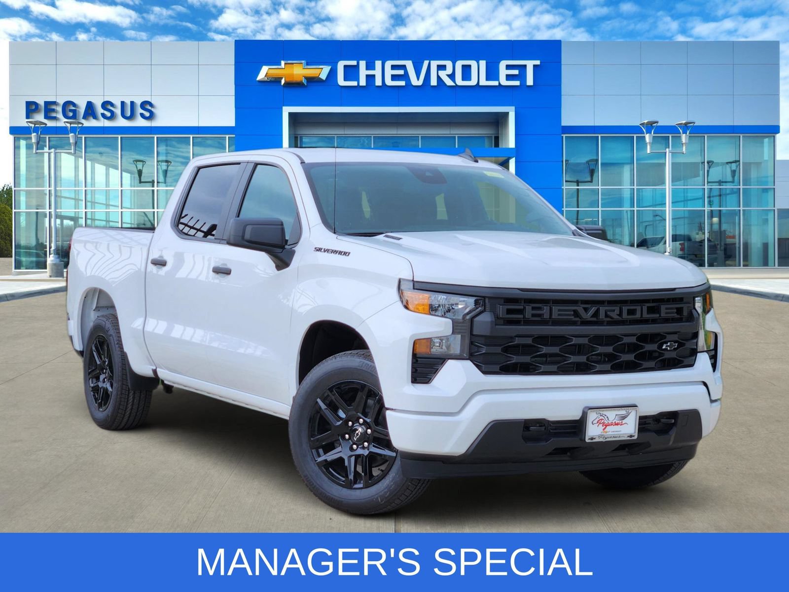 New 2026 Chevrolet Silverado 1500 Custom w/ LPO, Dark Essentials Package