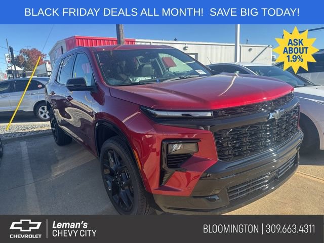 New 2026 Chevrolet Traverse RS w/ LPO, Floor Liner Package