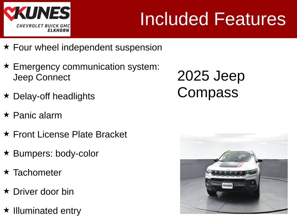 Used 2025 Jeep Compass Trailhawk AWD/4WD image 3