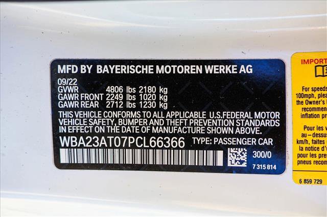 Used 2023 BMW 430i Convertible w/ Convenience Package image 27