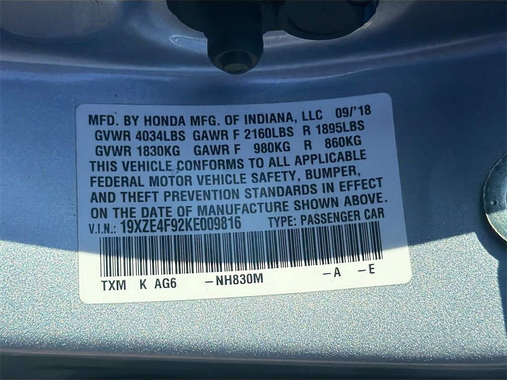 Used 2019 Honda Insight Touring image 36