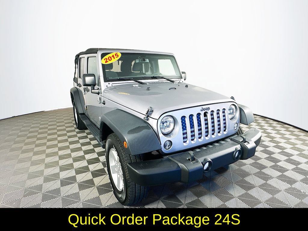 Used 2015 Jeep Wrangler Unlimited Sport w/ Quick Order Package 24S AWD/4WD image 3