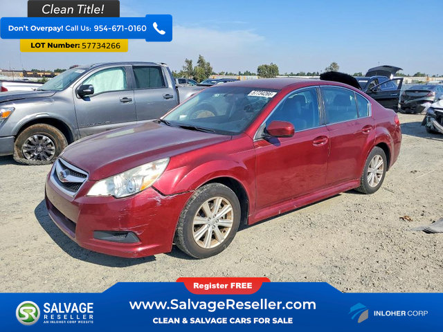 Used 2012 Subaru Legacy 2.5i Premium