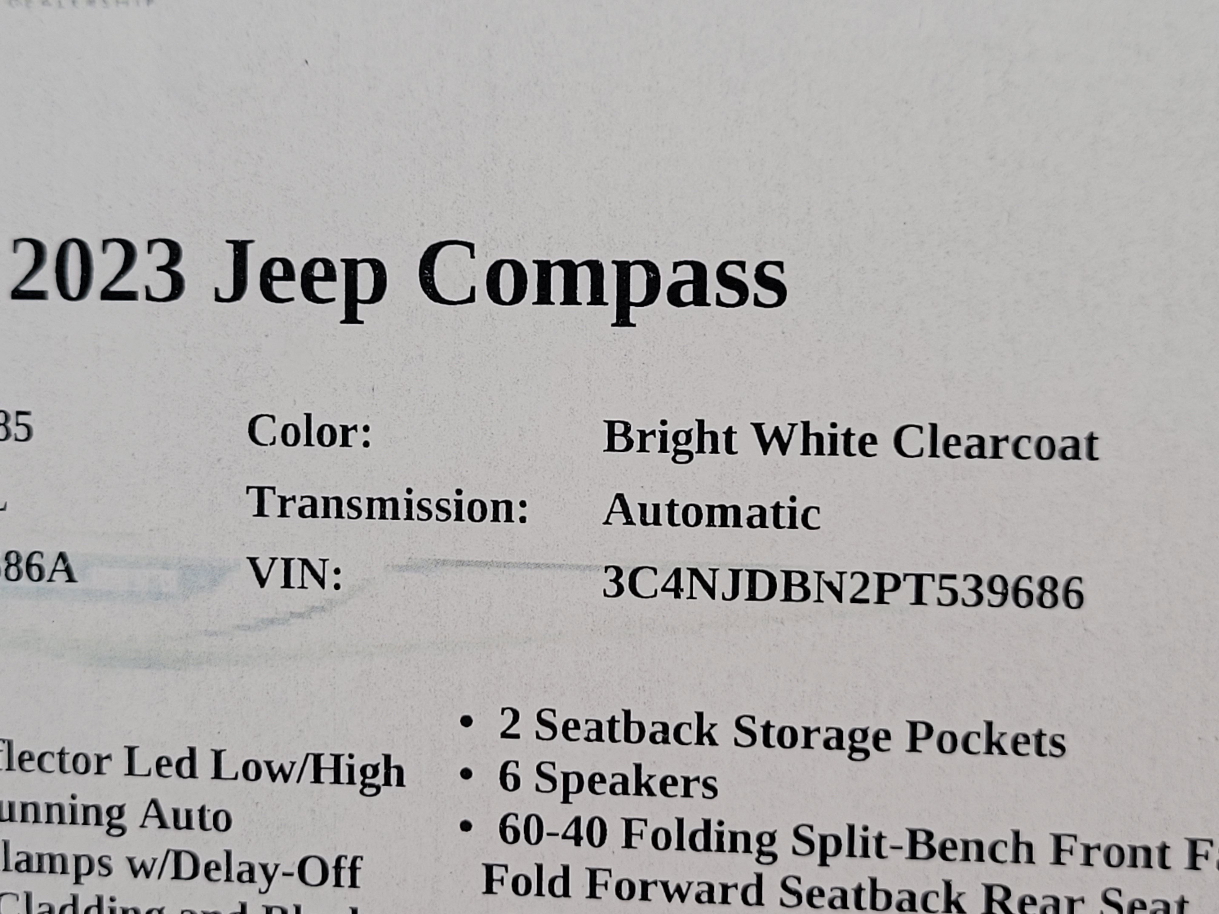 Used 2023 Jeep Compass Latitude image 32