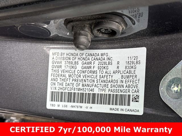 Used 2021 Honda Civic Sport image 30