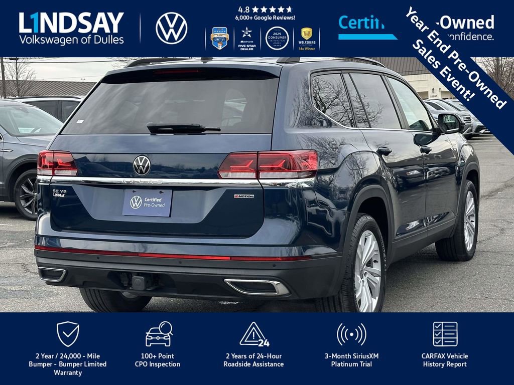 Used 2022 Volkswagen Atlas SE w/ Panoramic Sunroof Package image 8