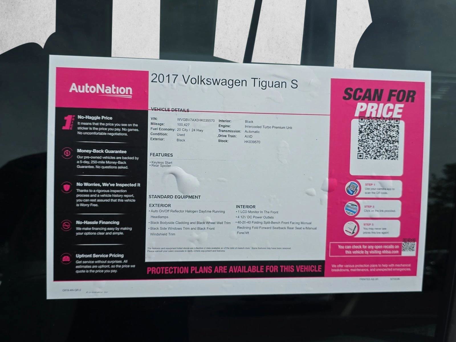Used 2017 Volkswagen Tiguan S AWD/4WD image 27