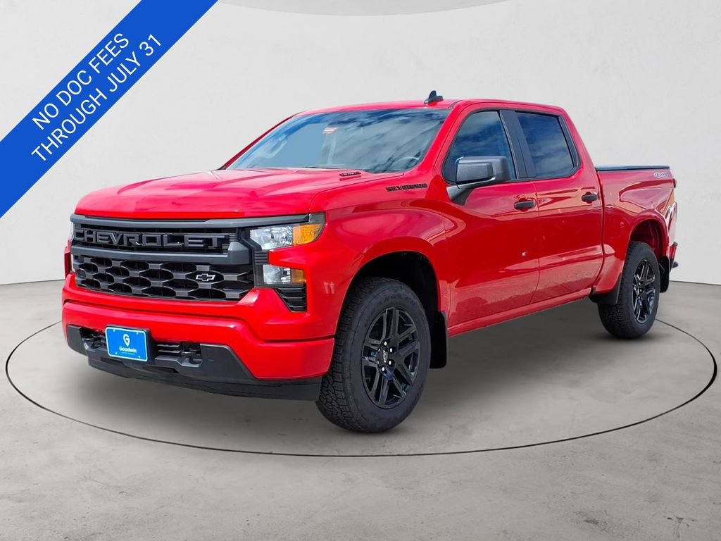 New 2026 Chevrolet Silverado 1500 Custom w/ LPO, Dark Essentials Package AWD/4WD image 1