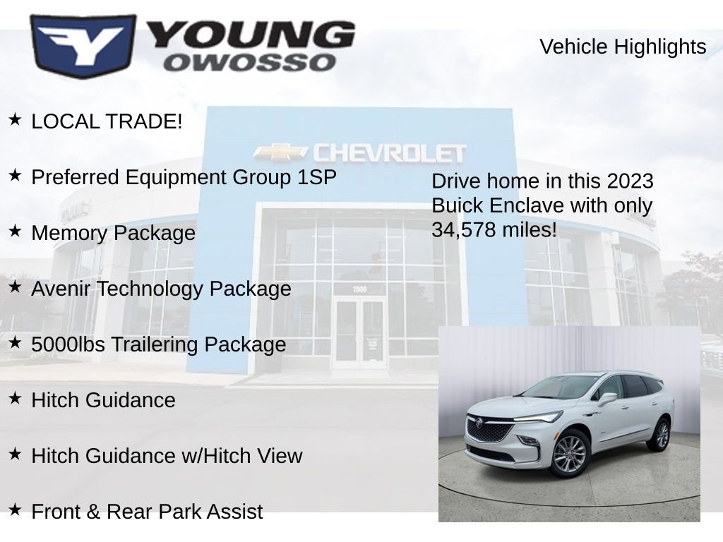 Used 2023 Buick Enclave Avenir w/ Avenir Technology Package AWD/4WD image 8