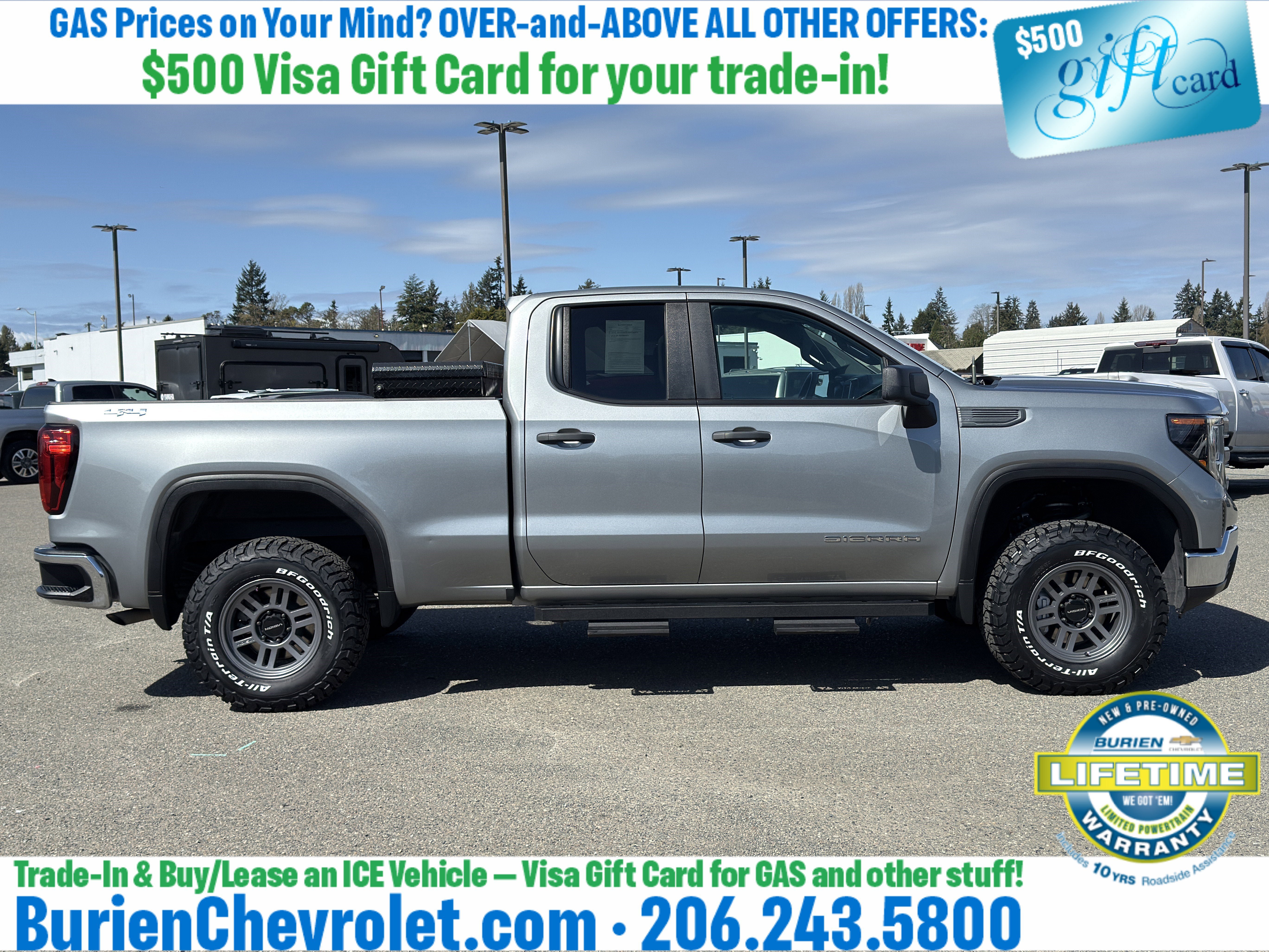 Used 2023 GMC Sierra 1500 Pro w/ Pro Value Package AWD/4WD image 6
