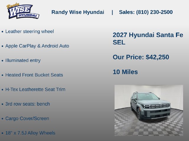 New 2027 Hyundai Santa Fe SEL AWD/4WD image 15