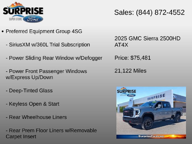 Used 2025 GMC Sierra 2500 AT4X AWD/4WD image 6
