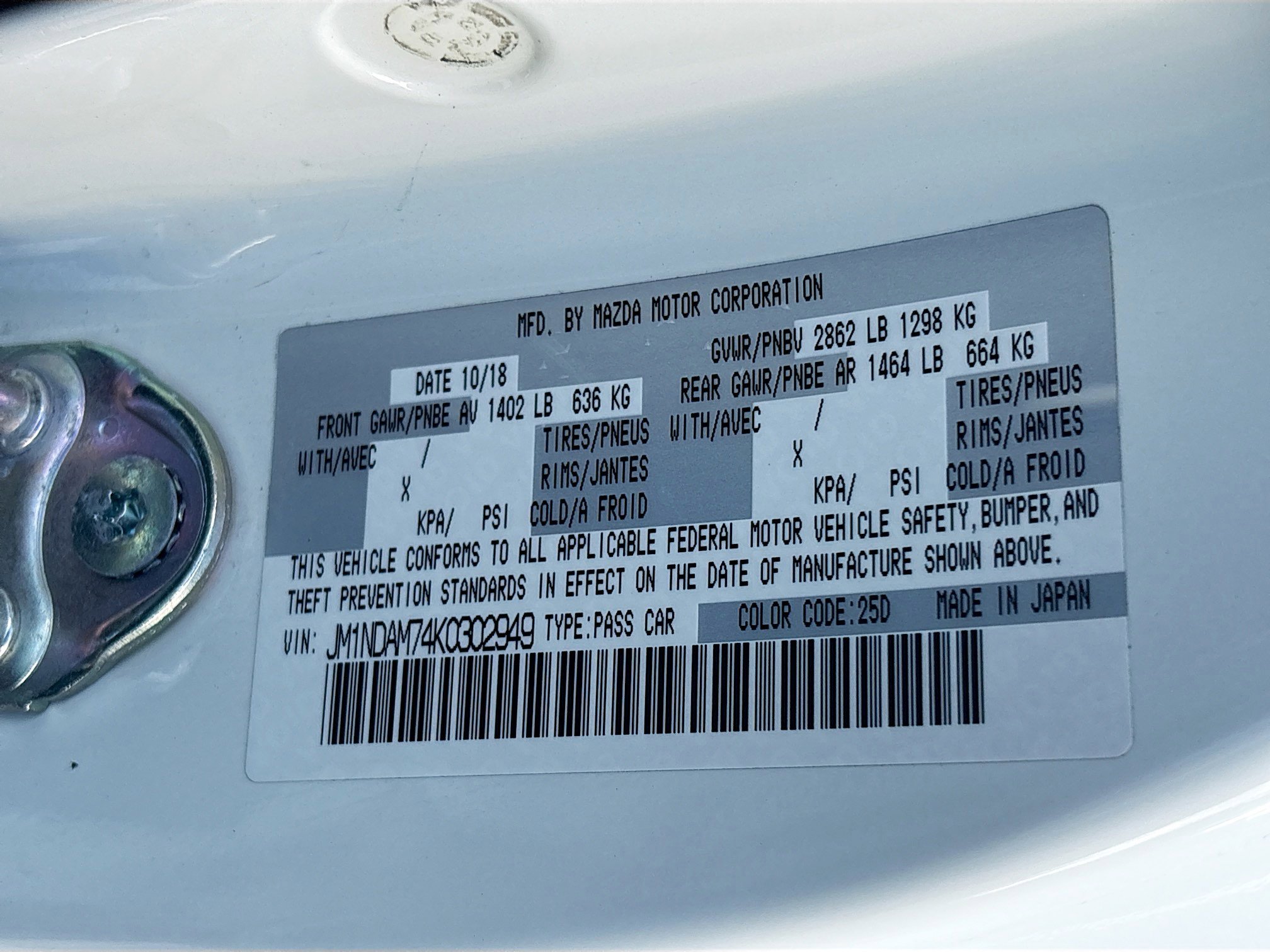 Used 2019 MAZDA MX-5 Miata RF Grand Touring image 21