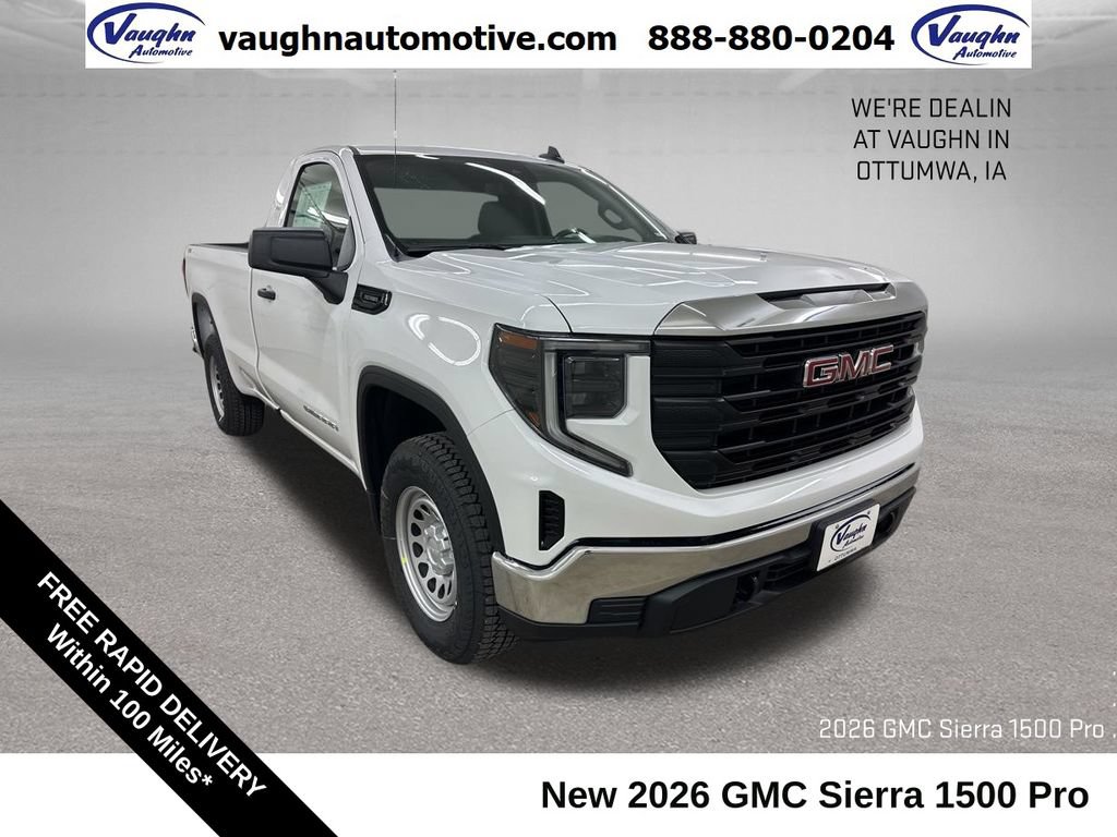 New 2026 GMC Sierra 1500 Pro w/ Pro Value Package