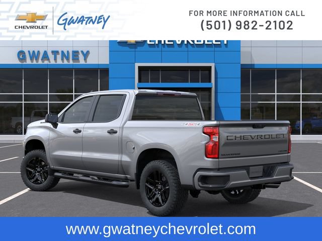 New 2026 Chevrolet Silverado 1500 Custom w/ Turbomax Blackout Package AWD/4WD image 3