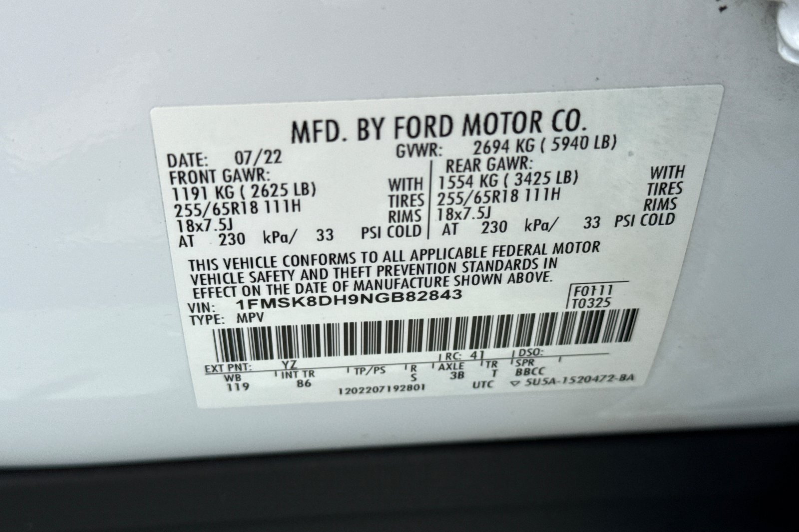 Used 2022 Ford Explorer XLT AWD/4WD image 31