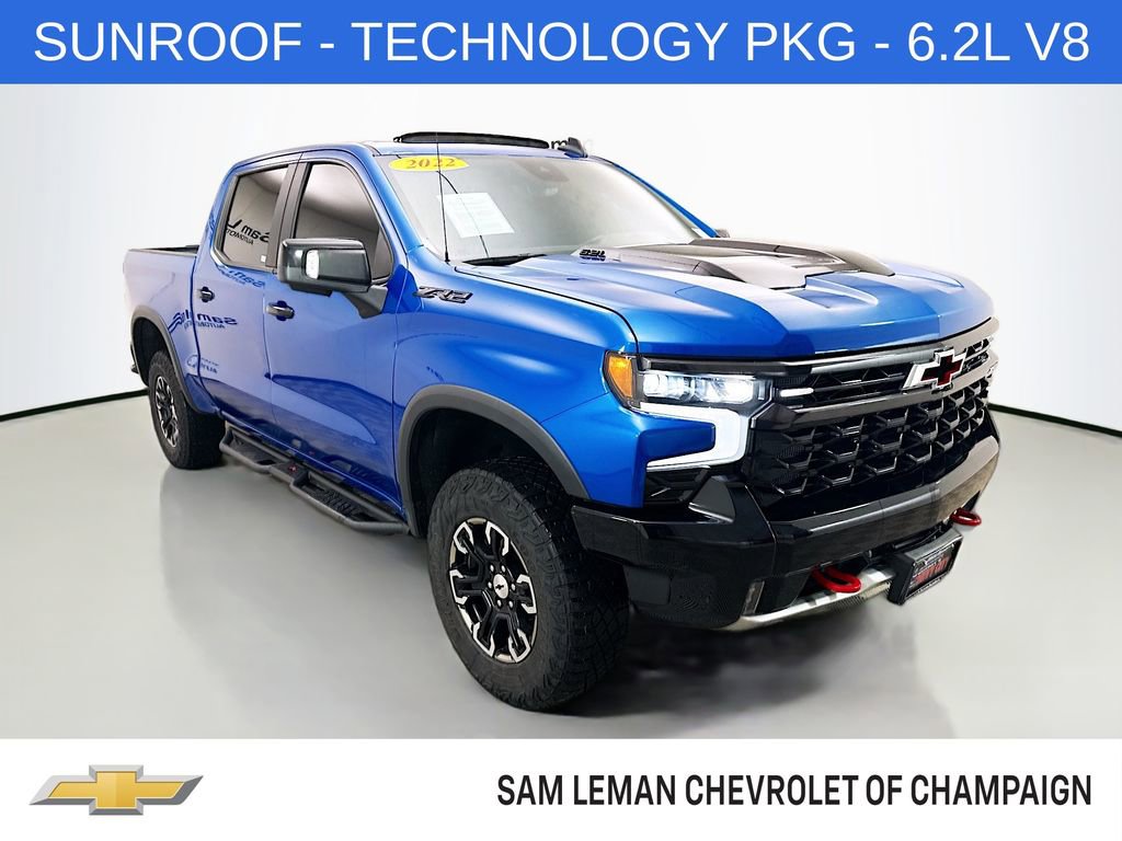 Used 2022 Chevrolet Silverado 1500 ZR2 w/ Technology Package AWD/4WD image 1