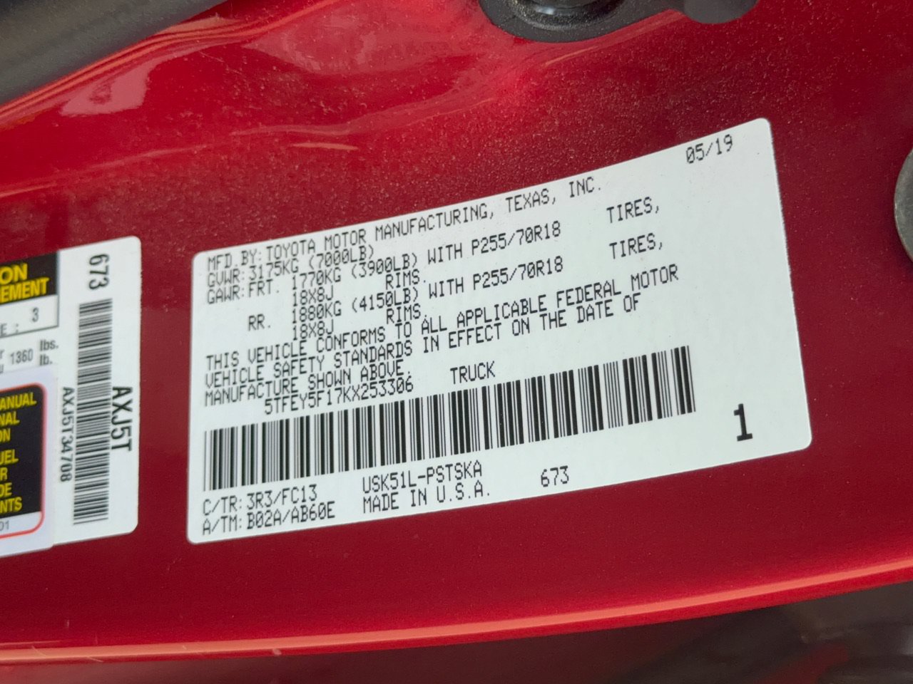 Used 2019 Toyota Tundra SR5 w/ SR5 Upgrade Package RWD image 31