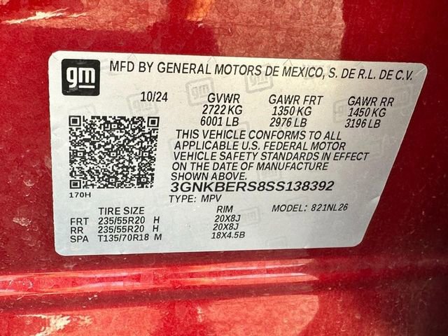 Certified 2025 Chevrolet Blazer RS w/ LPO, Floor Liner Package image 24