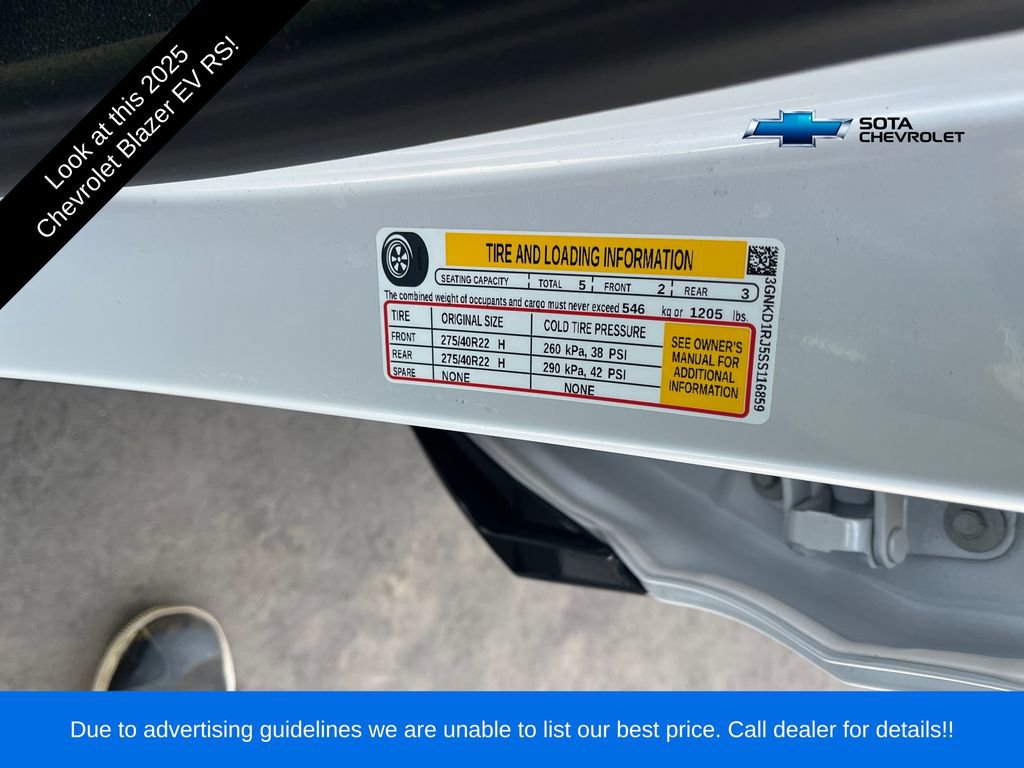 New 2025 Chevrolet Blazer EV RS w/ Super Cruise Package image 31