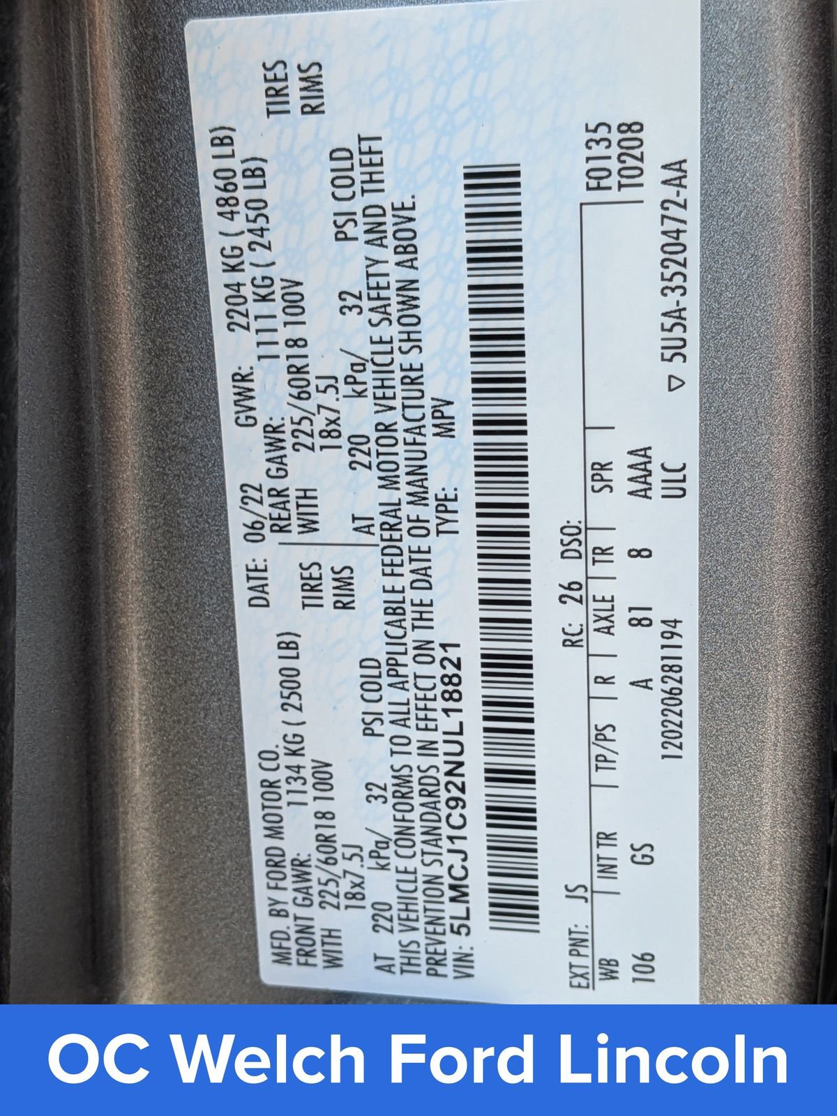 Used 2022 Lincoln Corsair FWD w/ Equipment Group 101A image 16