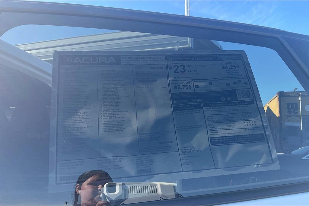 New 2025 Acura RDX AWD w/ A-Spec & Advance Pkg image 30