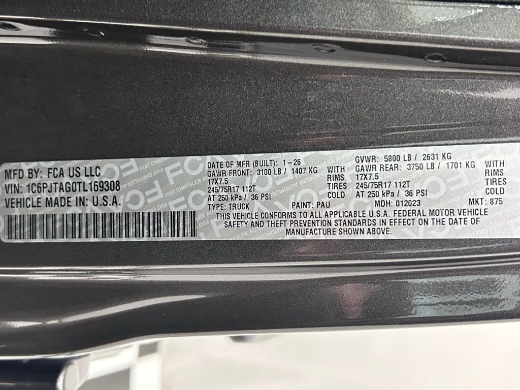 New 2026 Jeep Gladiator Sport image 22