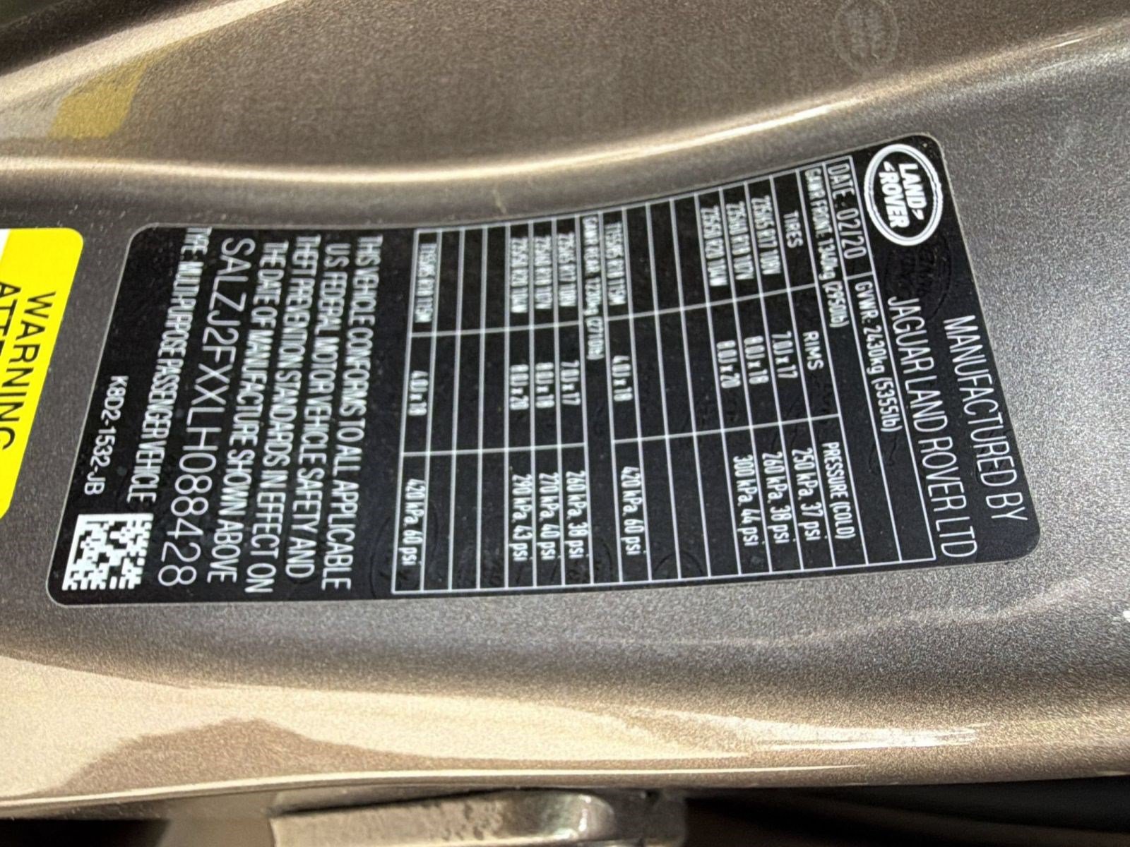 Used 2020 Land Rover Range Rover Evoque S AWD/4WD image 24