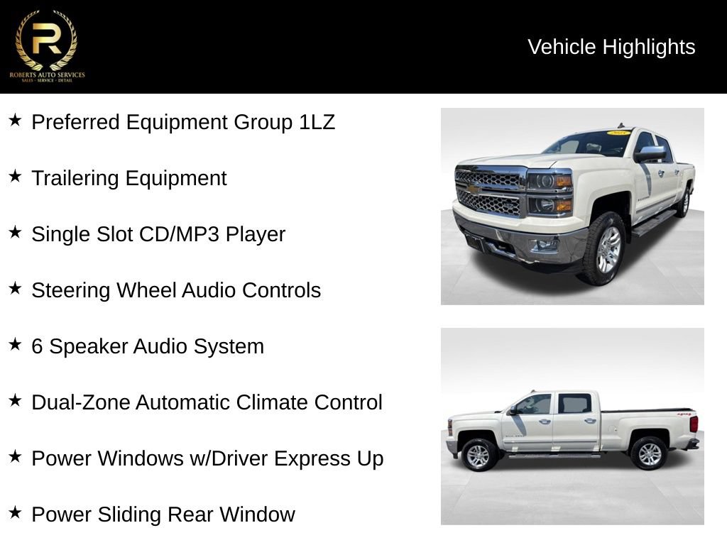 Used 2015 Chevrolet Silverado 1500 LTZ AWD/4WD image 9