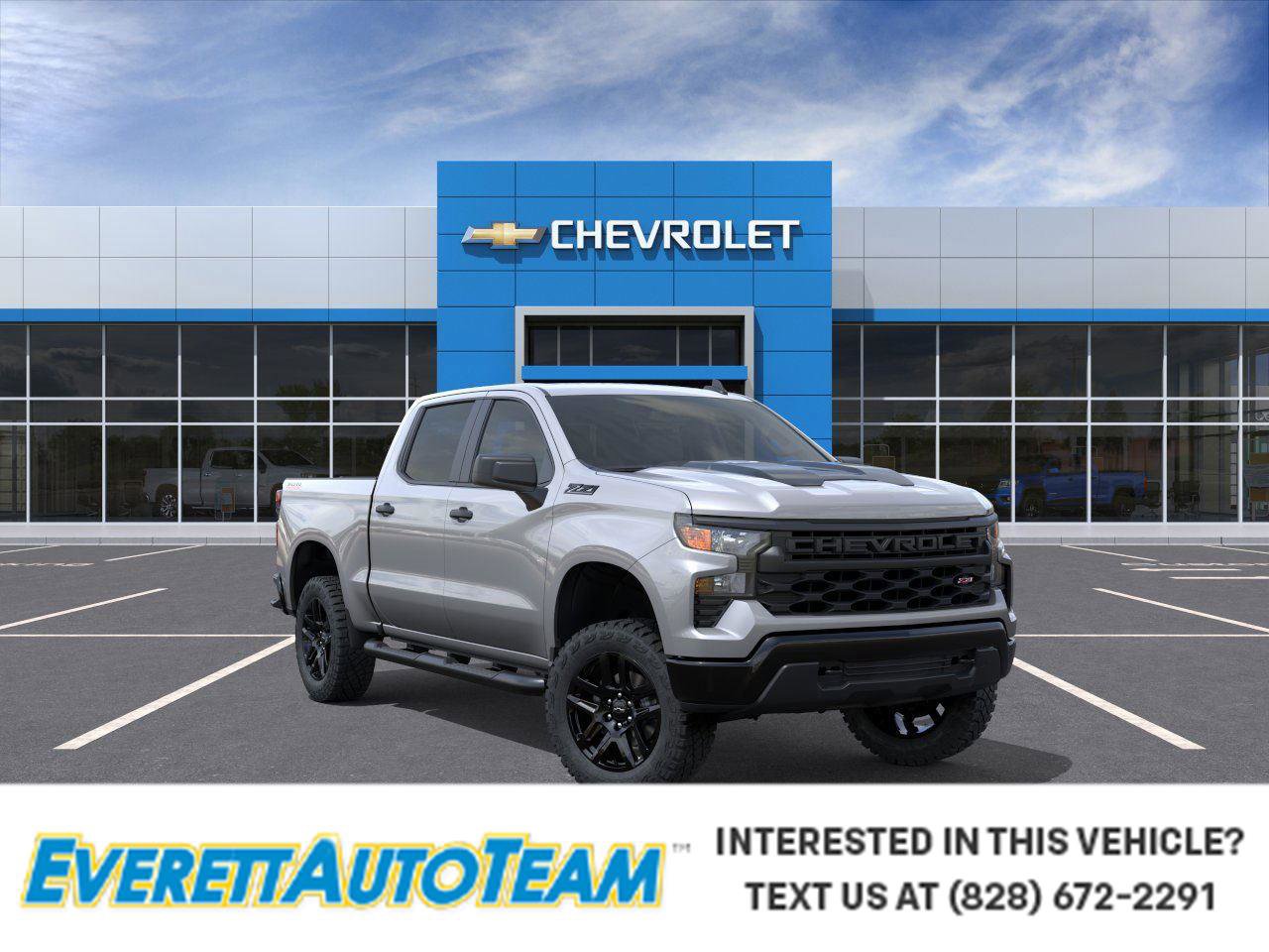 New 2026 Chevrolet Silverado 1500 Custom Trail Boss w/ Dark Appearance Package